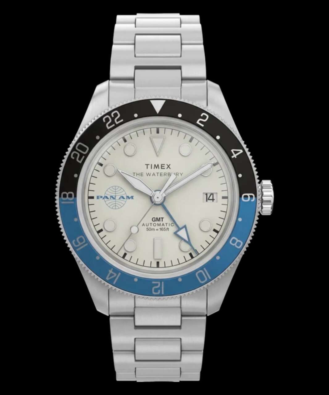 Pan Am x Timex Waterbury Automatic GMT 5