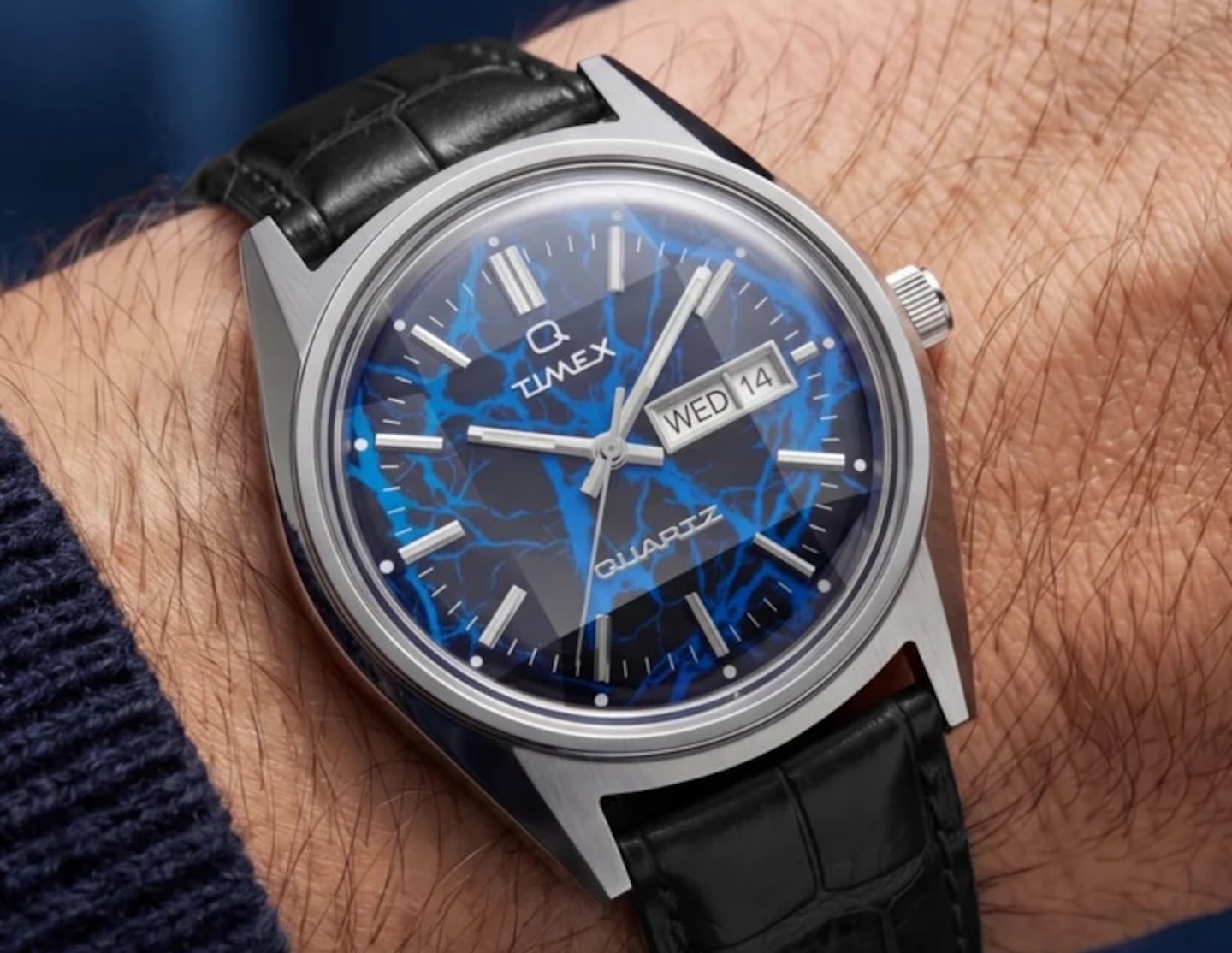 Q Timex Blue Vega