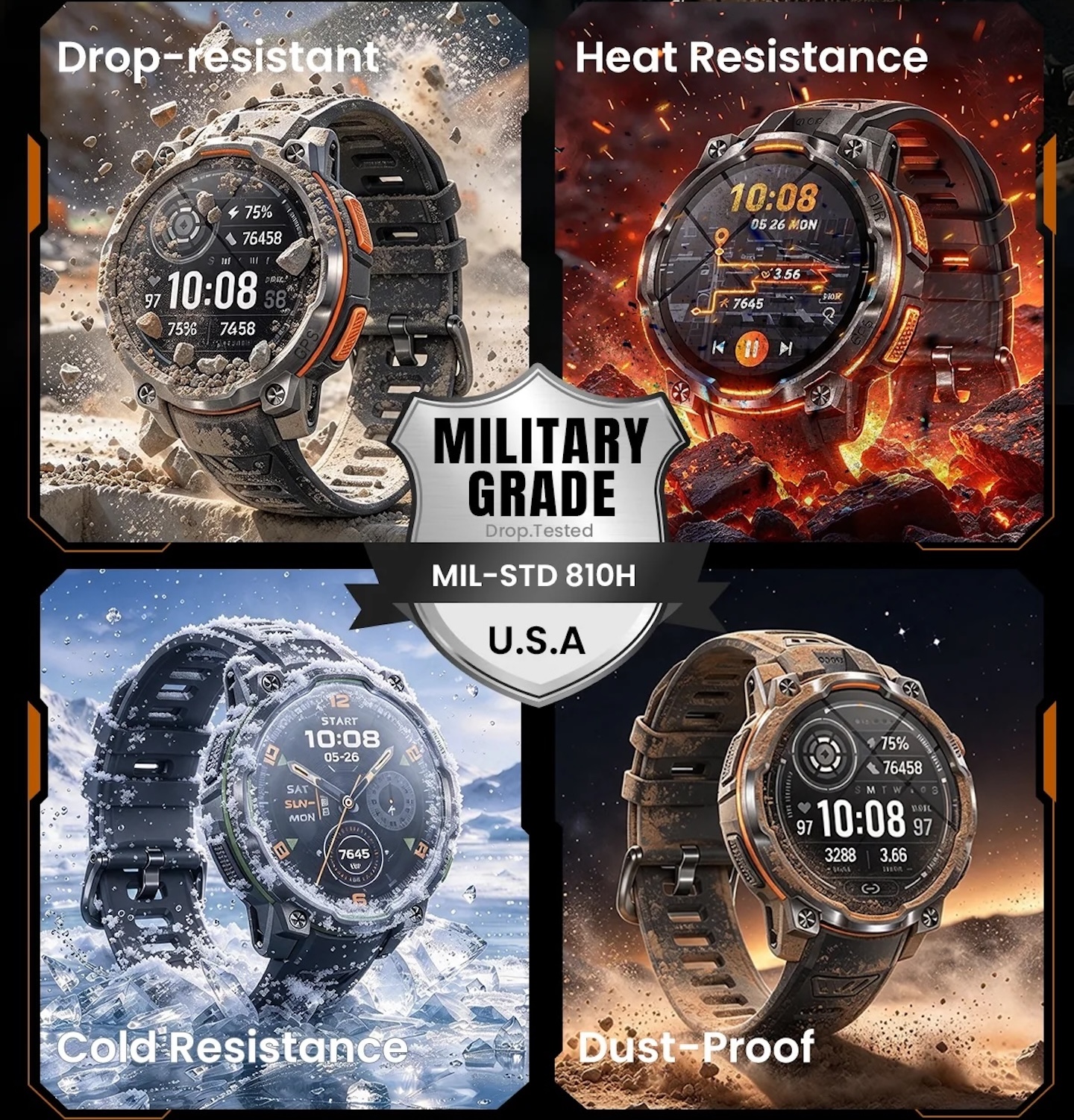 Rogbid Hero K1 Military Grade Smartwatch with Offline Maps 6