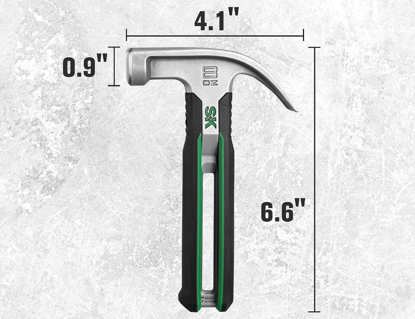 SK Small Claw Hammer Mini Hammer Set with Strap Mallet Cap 2