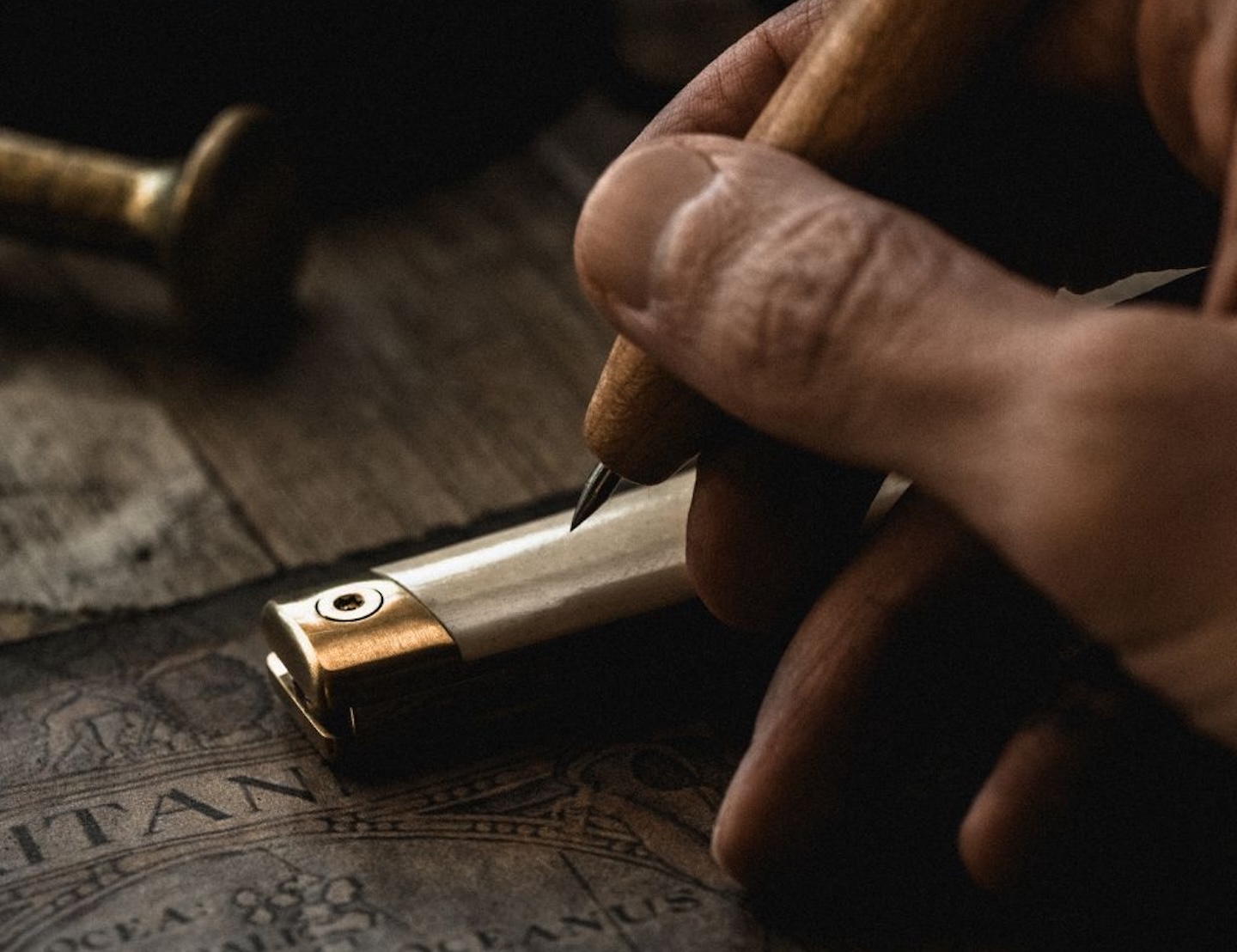 Scrimshaw made to mark