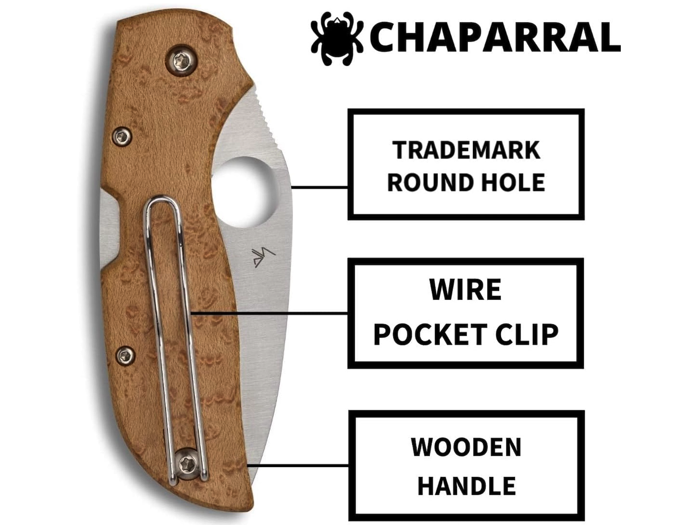 Spyderco Chaparral Folding Pocket Knife