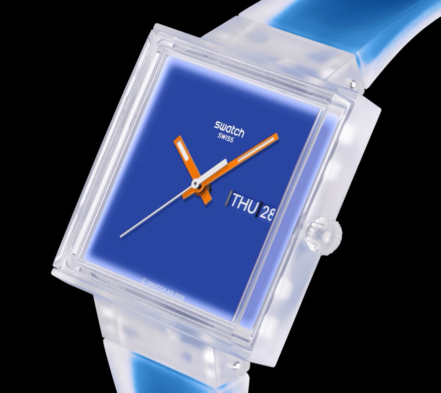 Swatch WHAT IF...SEE THRU BLUE?