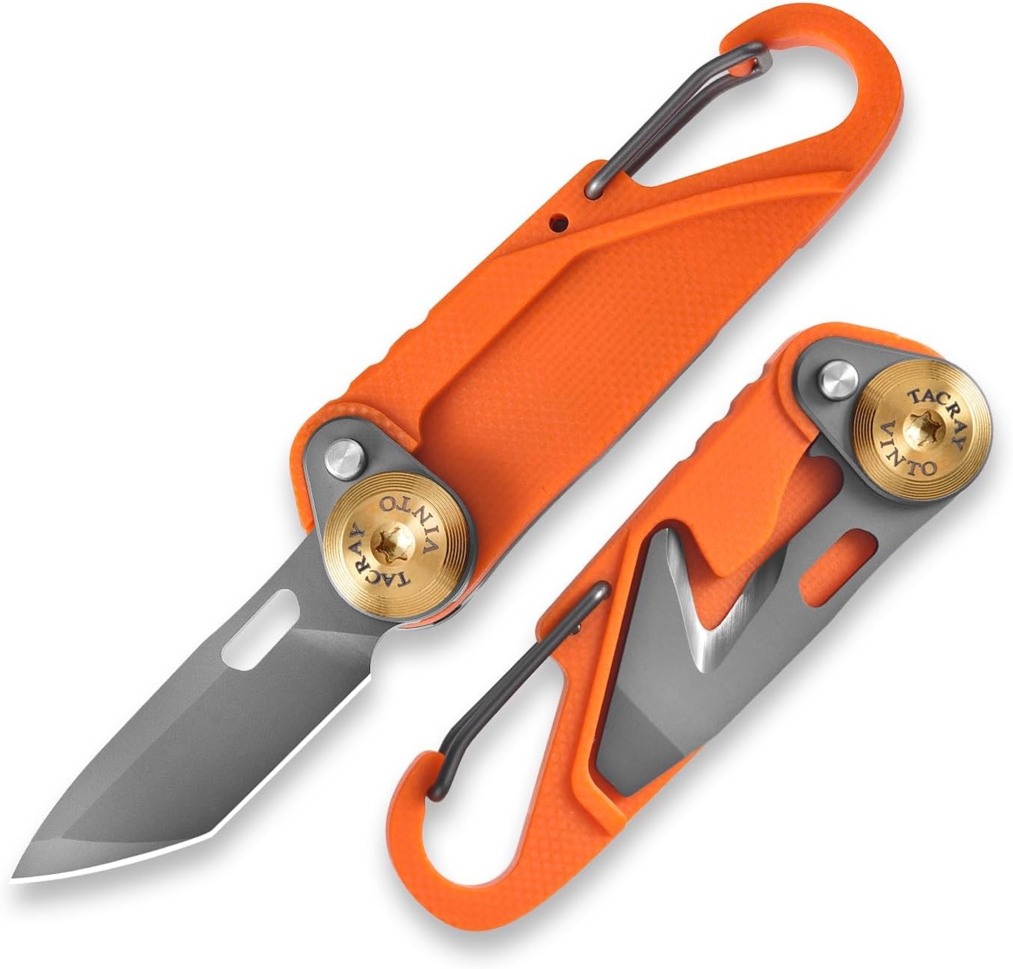 TACRAY Vinto 5-in-1 Keychain Multitool Mini Pocket Knife 1.5 inch Blade Original