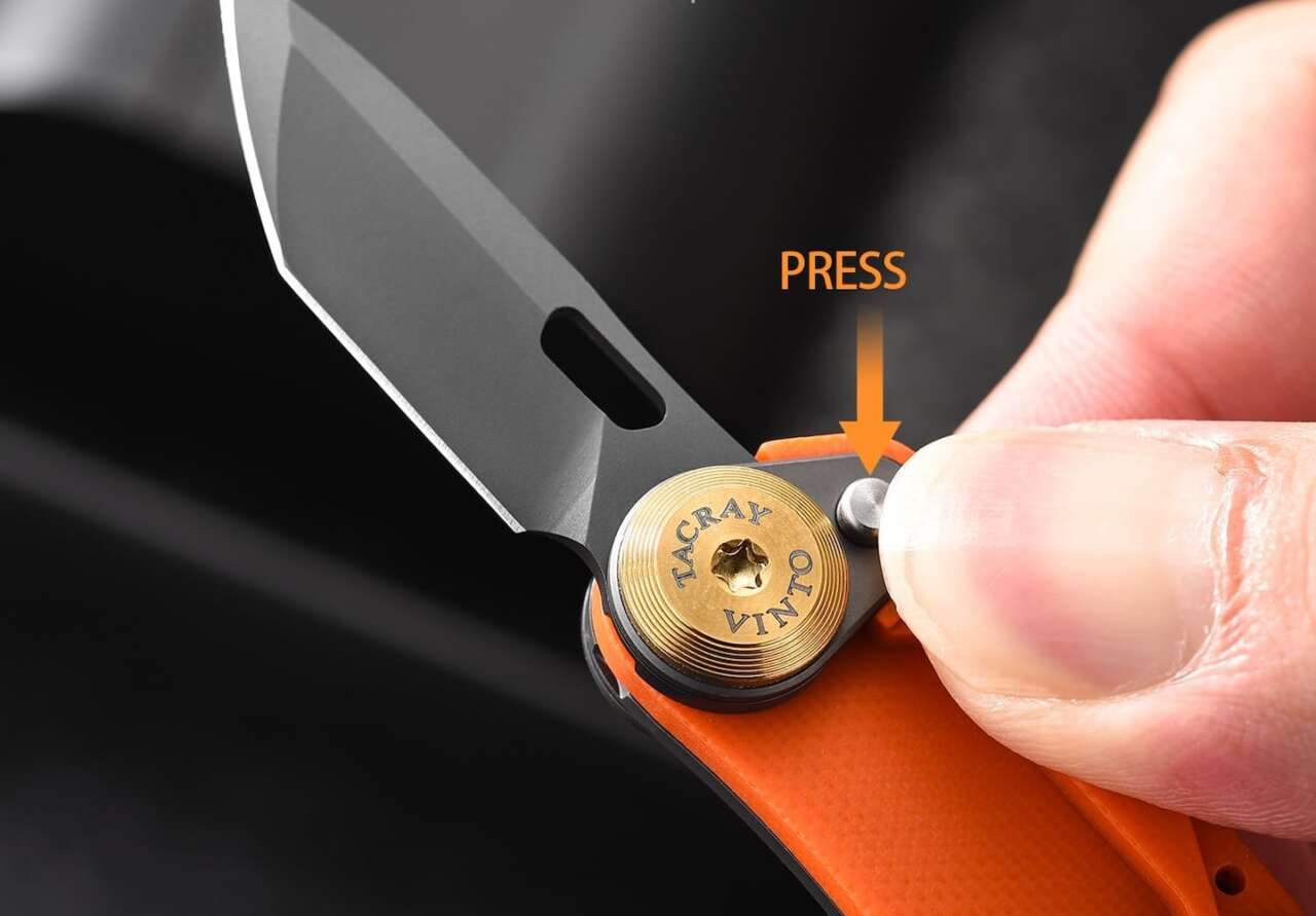 TACRAY Vinto 5-in-1 Keychain Multitool Mini Pocket Knife 1.5 inch Blade Original