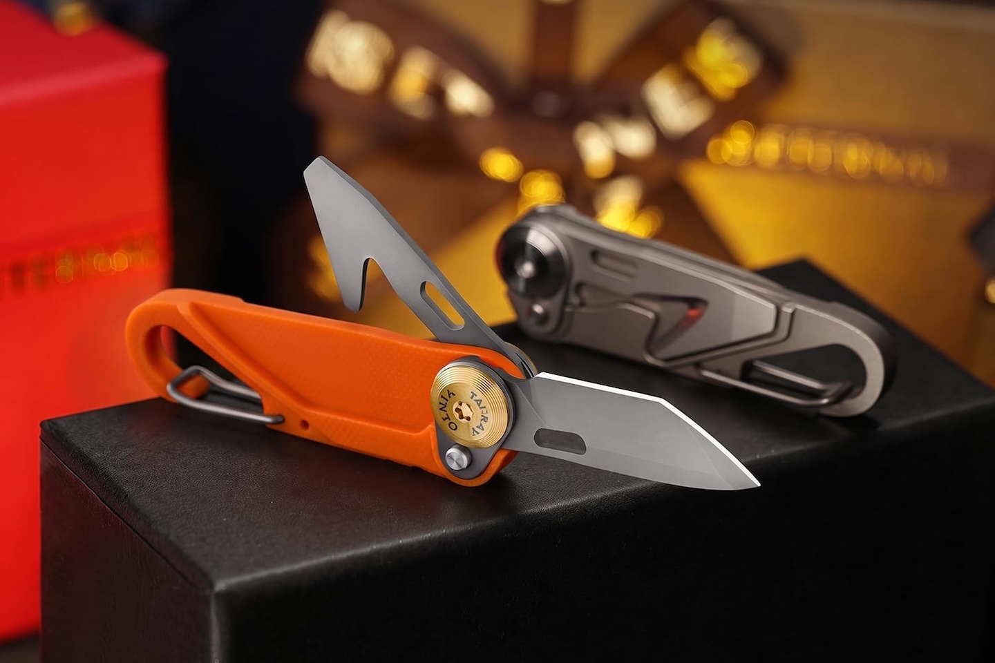 TACRAY Vinto 5-in-1 Keychain Multitool Mini Pocket Knife 1.5 Inch Blade Original