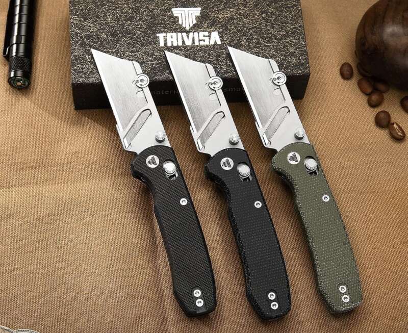 TRIVISA Folding Utility Knife Puppy-GM Design