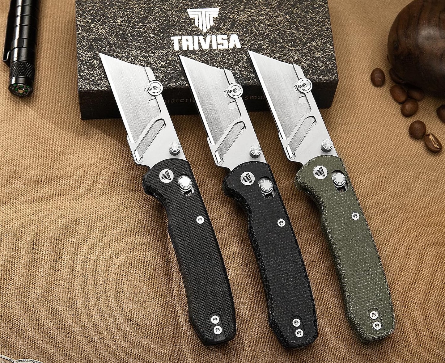 TRIVISA Folding Utility Knife Puppy-GM Design