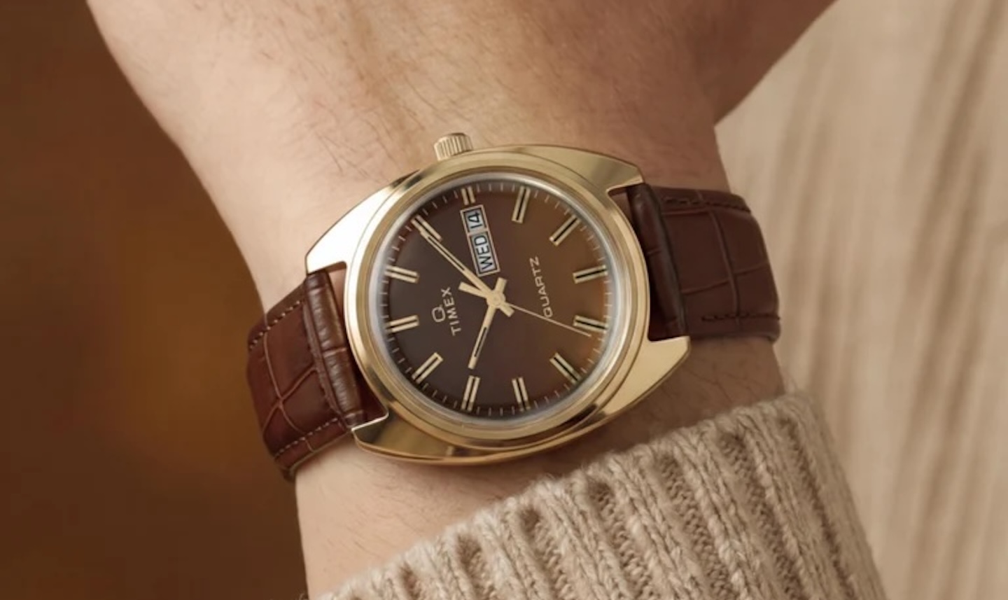 Timex 1978 Day Date Fume Reissue 4