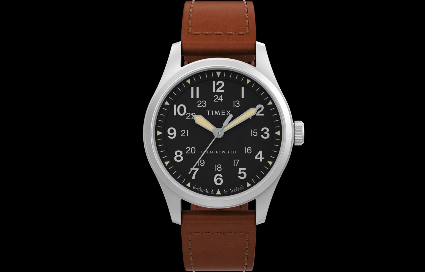 Timex Expedition Field Post Solar 36mm Eco Friendly Leather Strap Watch