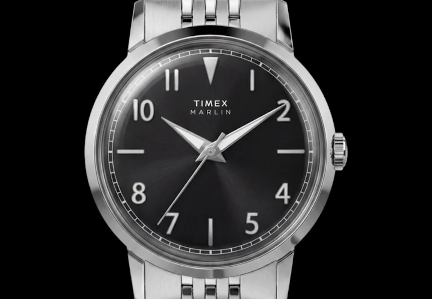 Timex Marlin Quartz 34mm Stainless Steel Bracelet Watch