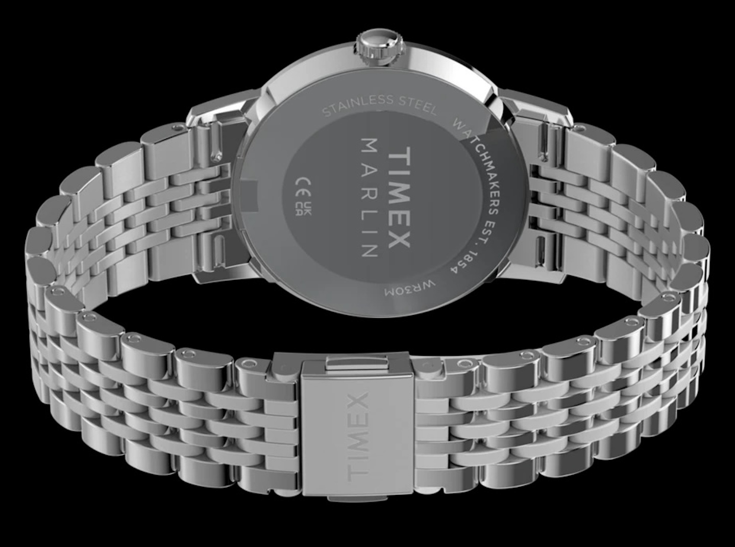 Timex Marlin Quartz 34mm Stainless Steel Bracelet Watch