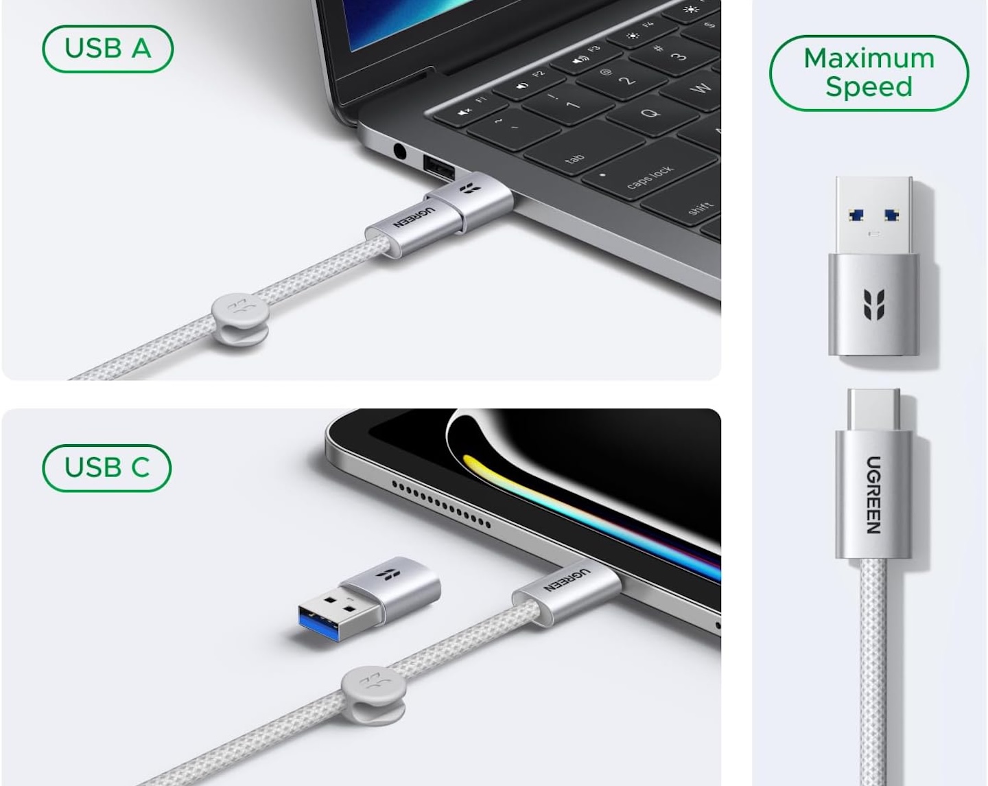 UGREEN M.2 NVMe SSD Enclosure Aluminum 4