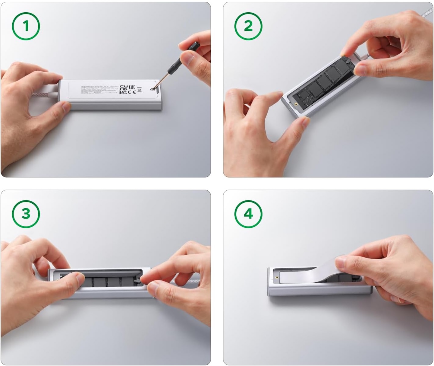 UGREEN M.2 NVMe SSD Enclosure Aluminum 8