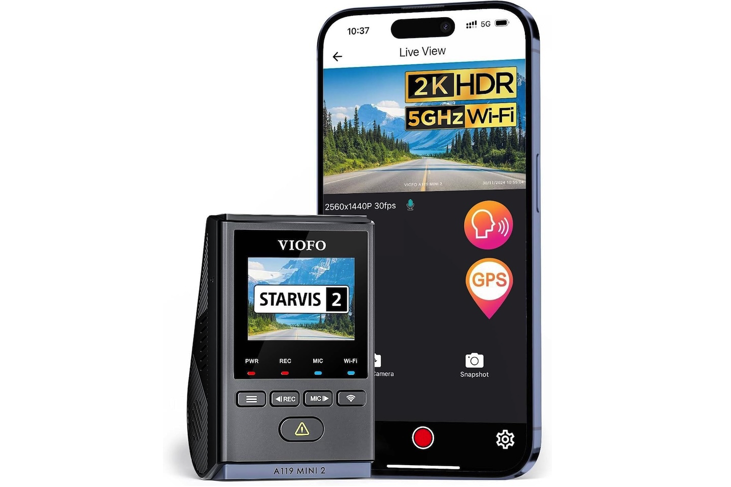 VIOFO Dash Cam Front A119 Mini 2