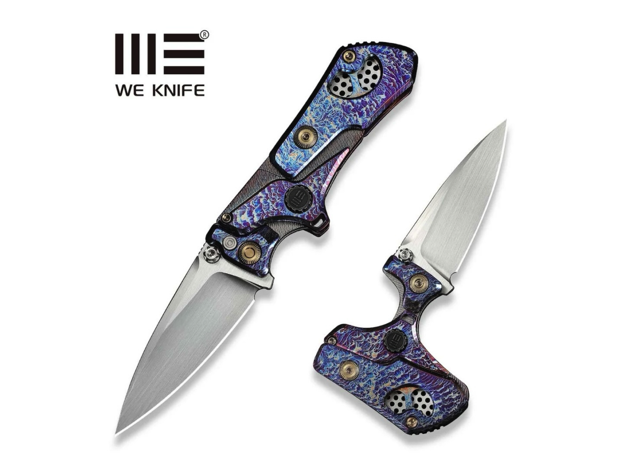 WEKNIFE NexoMorph Thumb Stud Button Lock Morphing Folding Knife