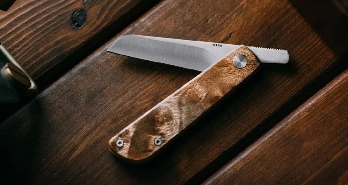 WESN’s Samla Pairs a Sheepsfoot Blade With Burlwood Styling