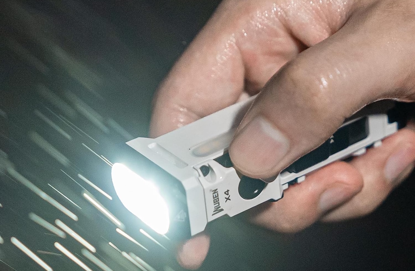 WUBEN X4 Flashlight RechargeableCompact EDC Light with RGB Lighting