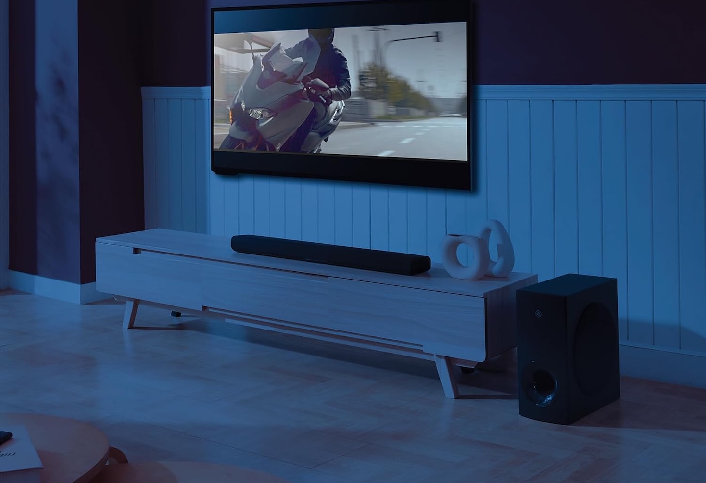 YAMAHA SR B40A Dolby Atmos Sound Bar with Wireless Subwoofer
