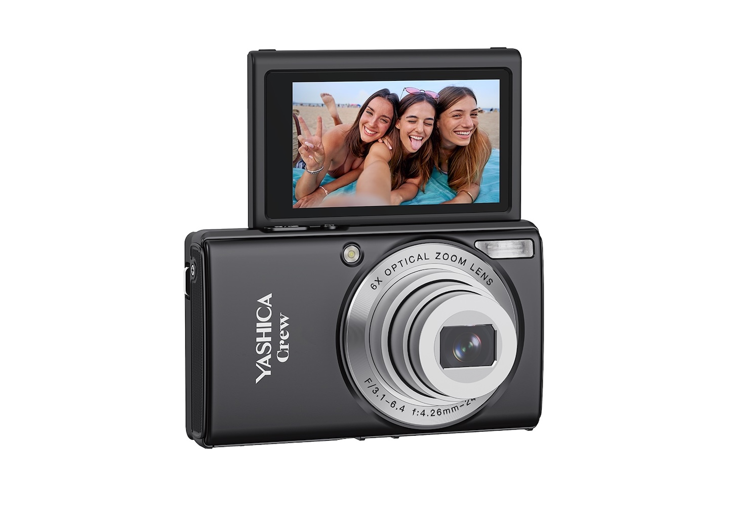 YASHICA Crew Digital Camera Black SKU- YAS-DGCCRE-BK