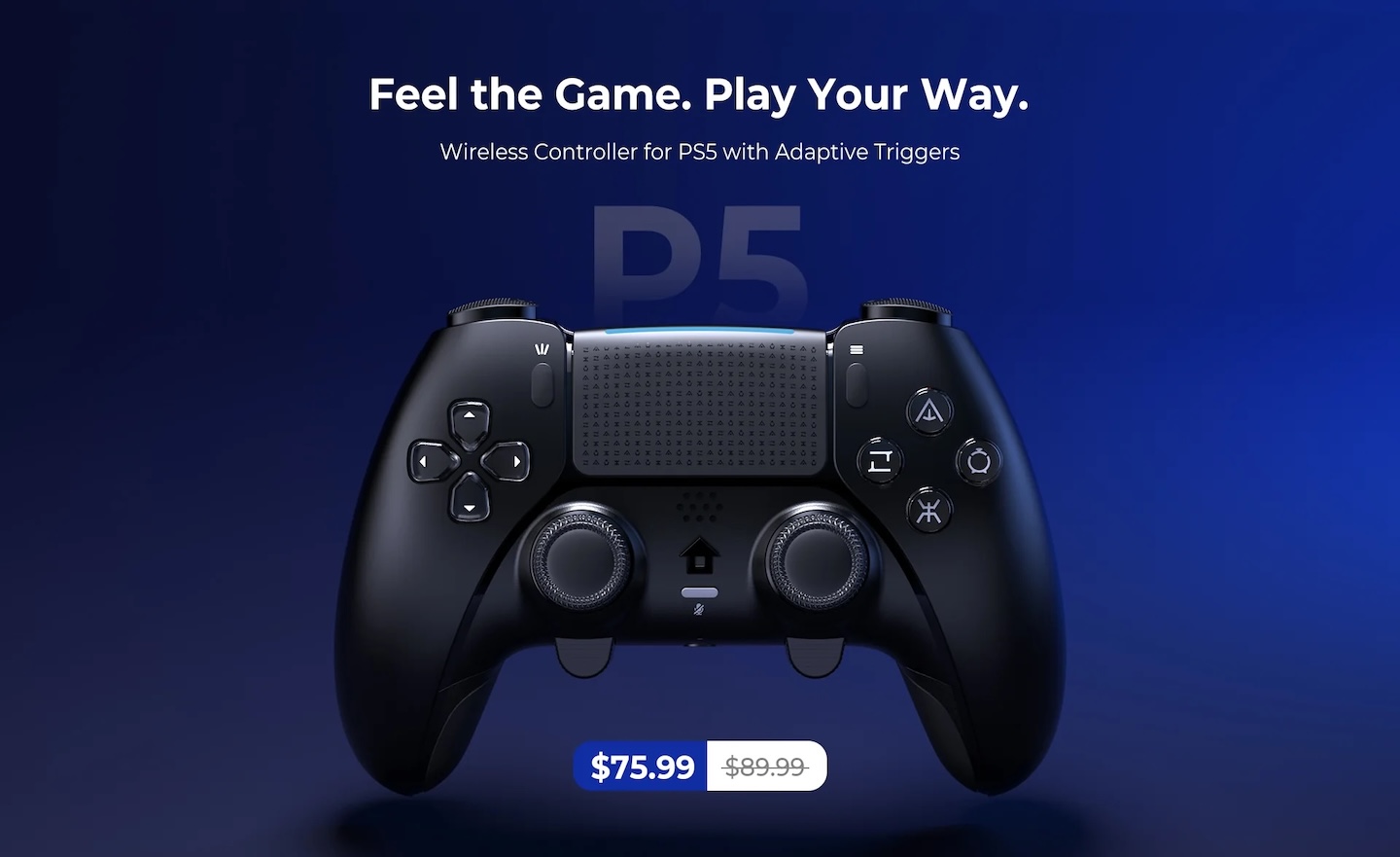 abxylute P5 Wireless Controller for PS5 with Adaptive Triggers 5