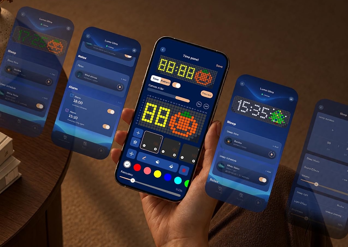 ecozy Smart Sunrise Alarm Clock with DIY Pixel 7