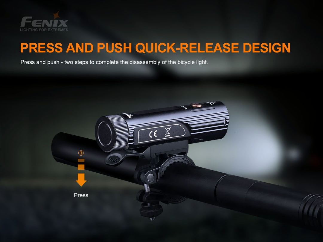 Fenix BC26R quick-release mount controls