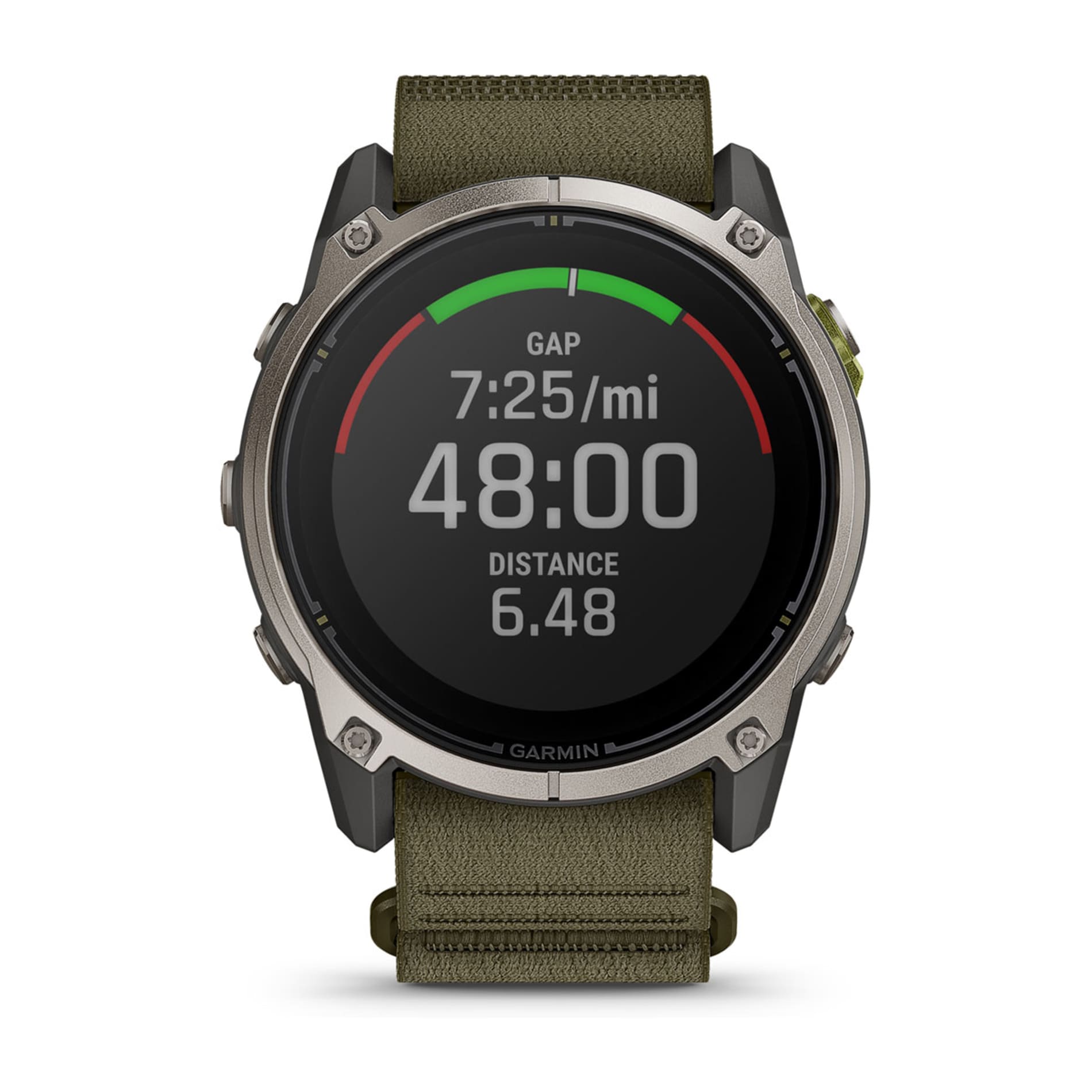 Garmin Enduro 4 showing grade-adjusted pace during an activity.