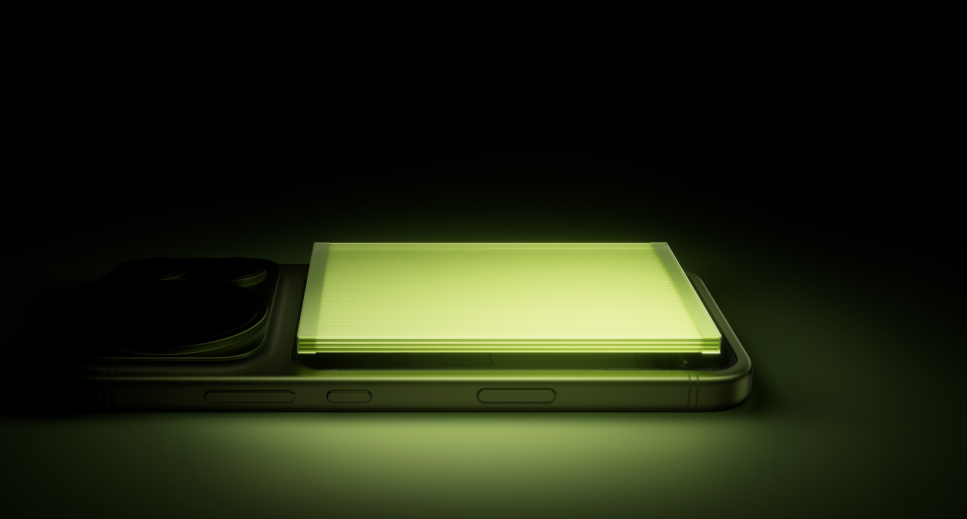 HONOR illustration of the Magic9 Pro Max silicon-carbon battery above the phone in landscape