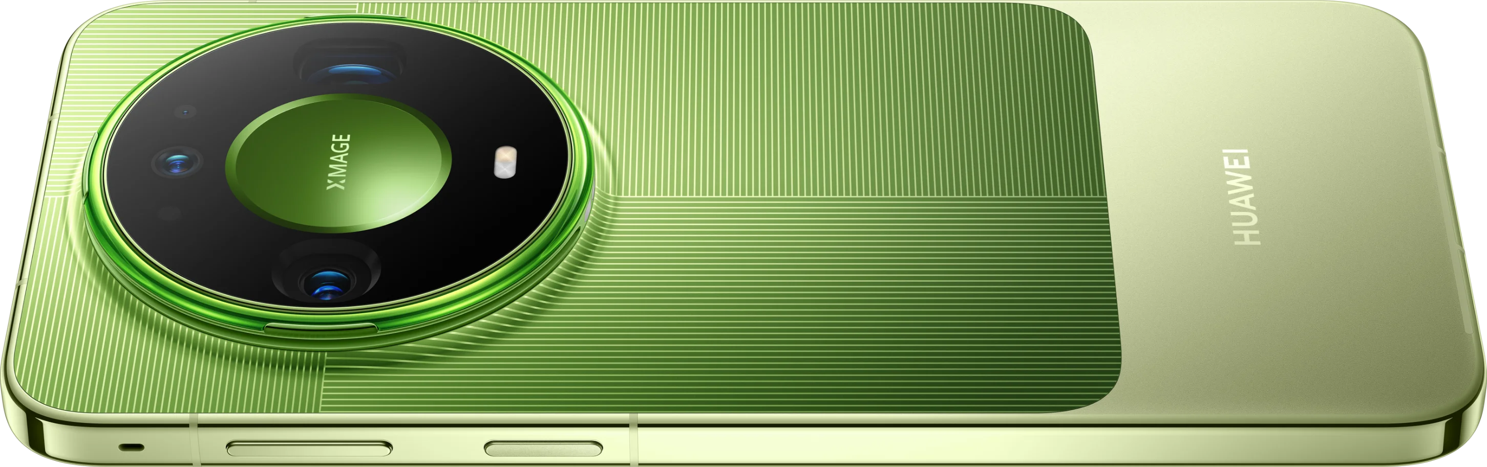 Green Huawei Mate 90 Pro Max Collector’s Edition rear and raised camera ring
