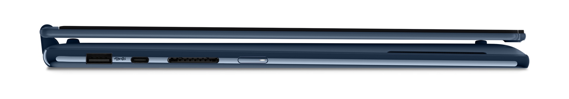 Official Lenovo Yoga 9n 2-in-1 right-side USB-A, USB4, and SD connections