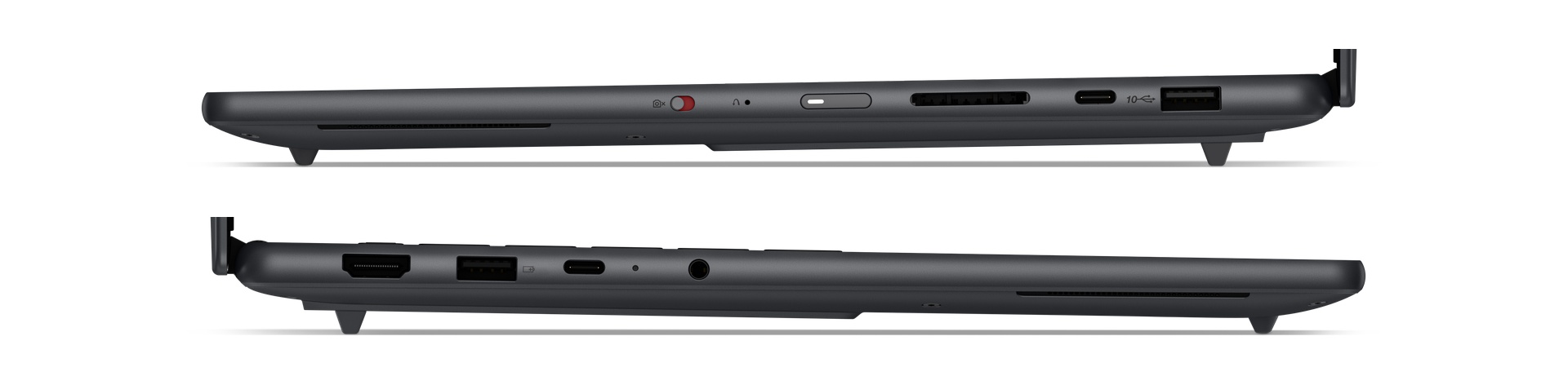Official Lenovo Yoga Pro 9n left and right side port details