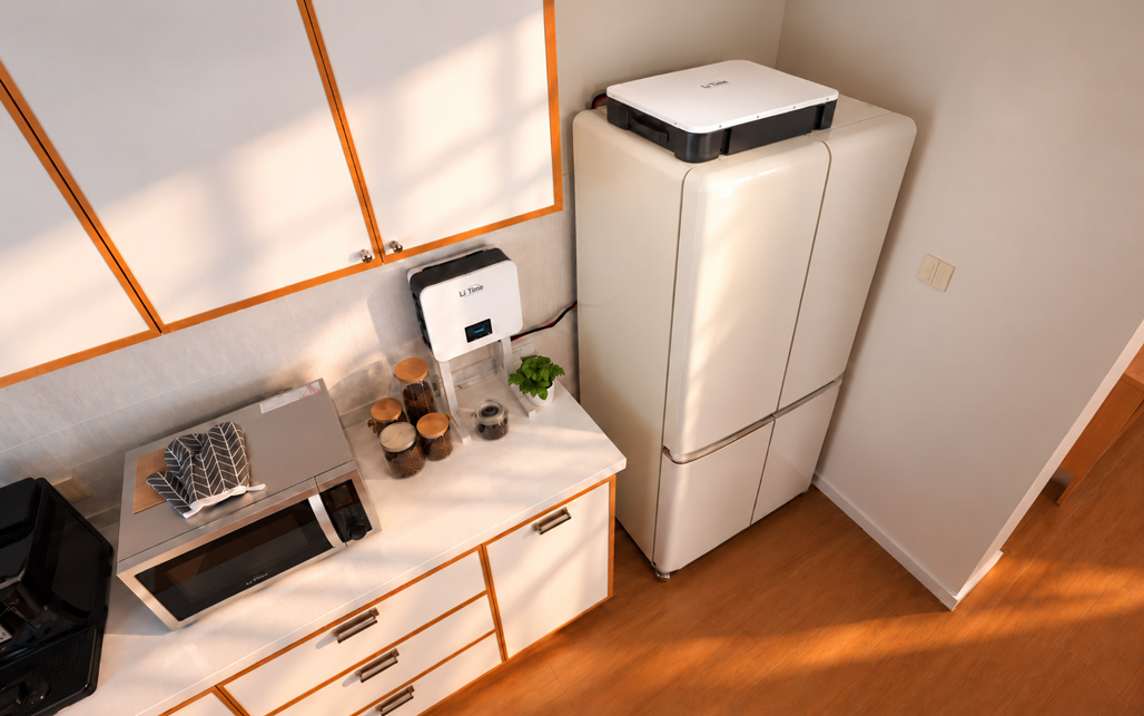 Lares K1 installed near the refrigerator