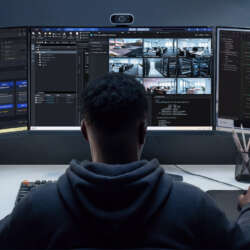Minisforum MS-S1 MAX-P495 in an official desktop setup illustration