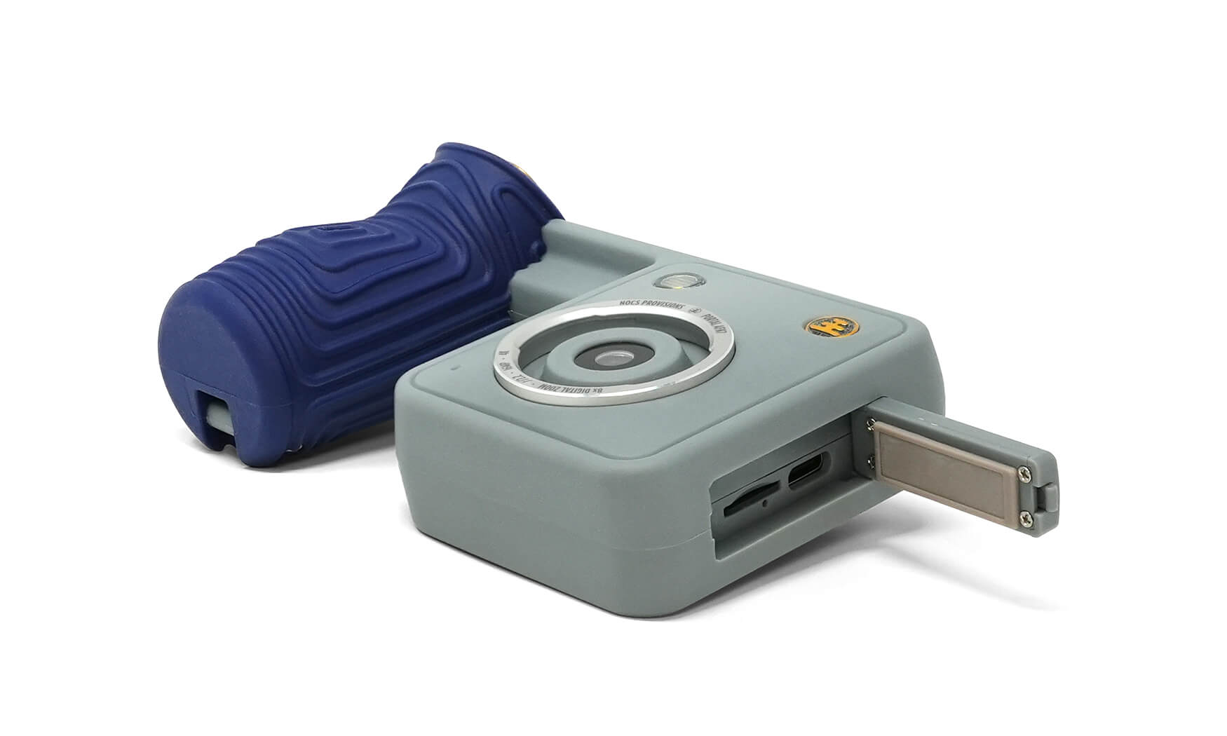 Portal AFN7 access door open to show the USB-C port and microSD slot.