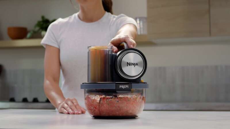 Ninja PREPi food-prep system on a kitchen counter.