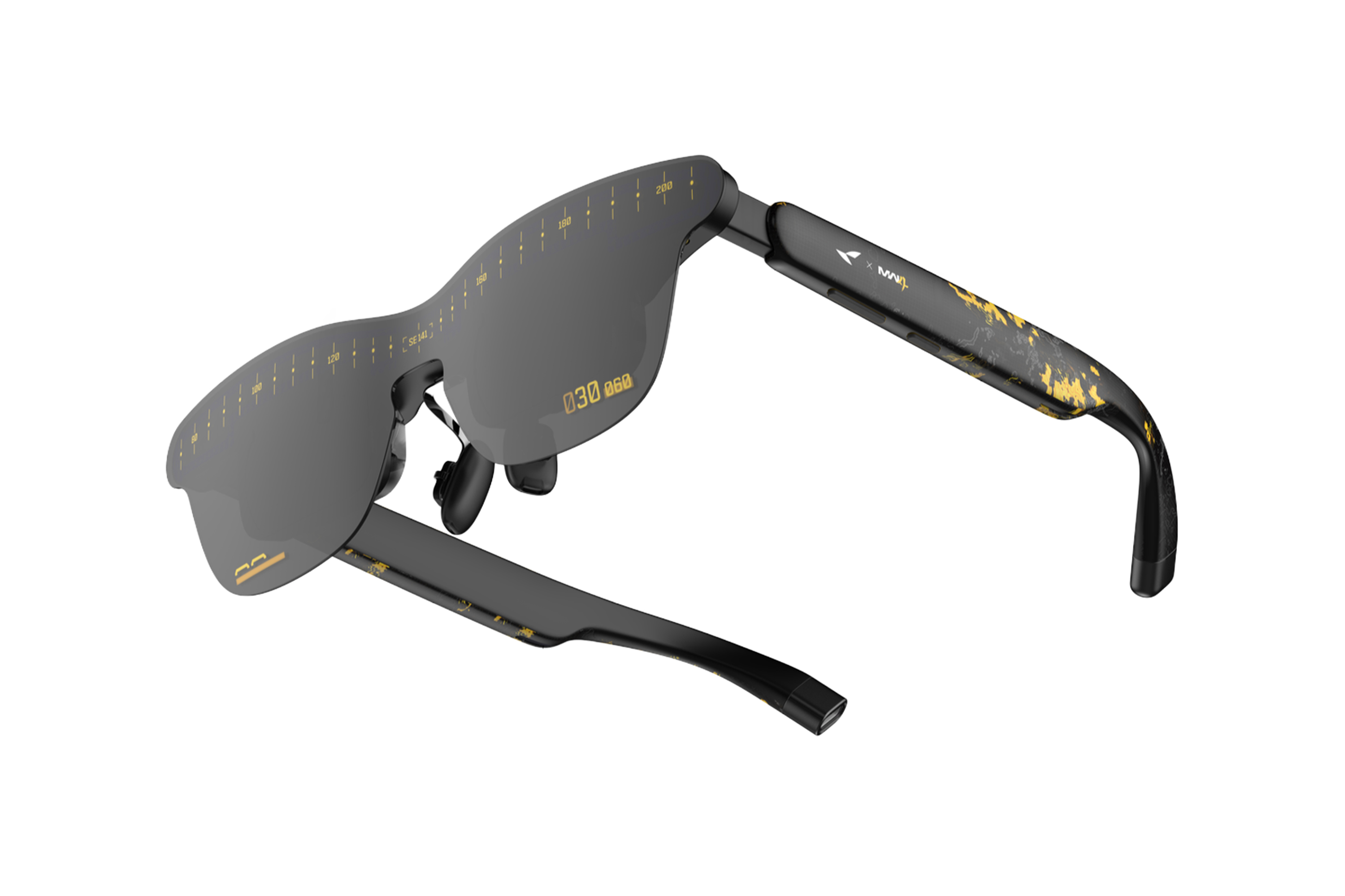 Full RayNeo GT Max Call of Duty limited-edition frame with yellow markings