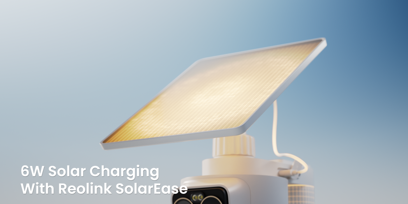 The Reolink six-watt solar panel