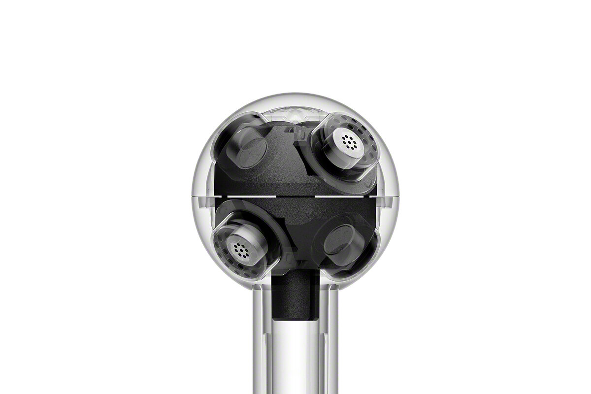 Sony cutaway illustration of the ECM-AX10 four-capsule microphone module