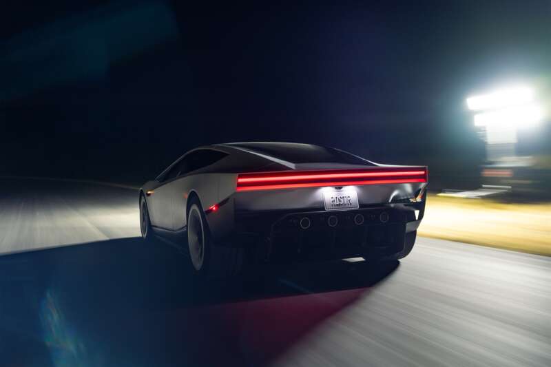 tesla roadster night driving depiction 1440